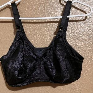 Bali Black Floral Bra